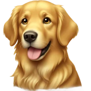 Golden retriever  sticker