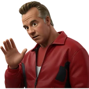 boy in red jacket sticker