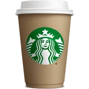 A starbucks coffee beige  sticker