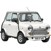 White 1275 mini  sticker