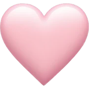 pastel pink heart sticker