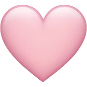 Light pink heart sticker
