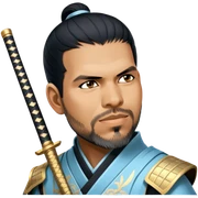 Elegant Samurai sticker