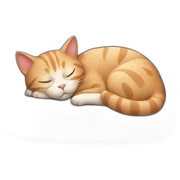 cat sleep sticker