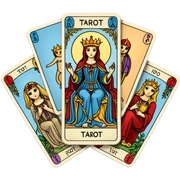 Tarot cards sticker