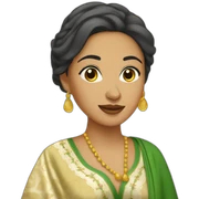 Algerian woman with caftan sticker