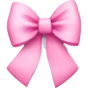 Pink bow sticker