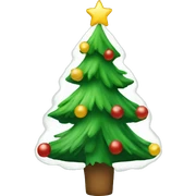 christmas tree sticker