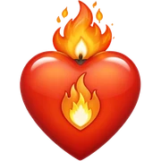🖤+❤️‍🔥 sticker