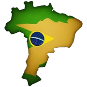 brazil-map sticker
