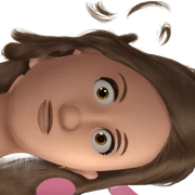 girl with brown hair earrings sticker