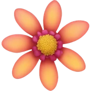 Flower sticker