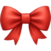red bow sticker