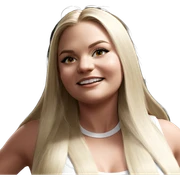blonde girl with long hair sticker