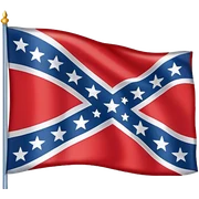 Confederate flag  sticker