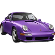 porsche violet sticker