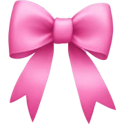 pink bow sticker