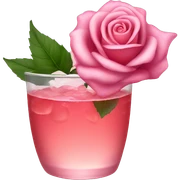 rose drink  sticker
