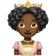 Luisiana vestita da principessa  sticker