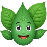 Leafy from BFDI sticker