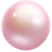 pastel pink pearl stone sticker