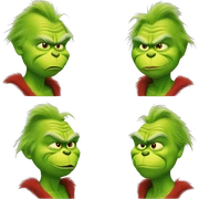 Grinch sticker