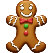 gingerbread cookie sticker