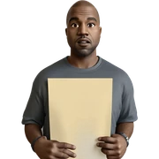 bald man in t-shirt meme sticker