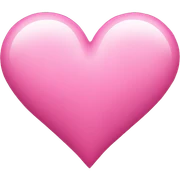 Pink heart sticker
