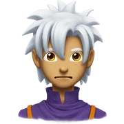 Zeno in dragon ball sticker