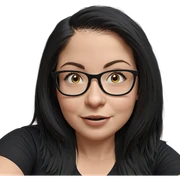 smiling girl in black shirt sticker