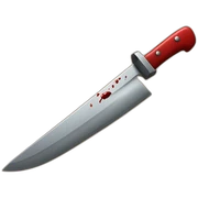 Bloody knife sticker