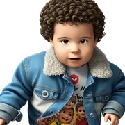 boys in denim jackets sticker