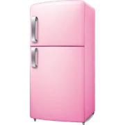 Pink refrigerator  sticker