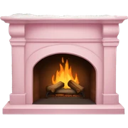 Winter Pink FirePlace sticker