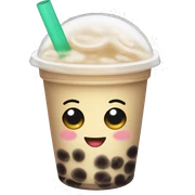 Bubble tea sticker