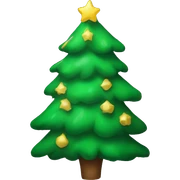 Christmas tree sticker