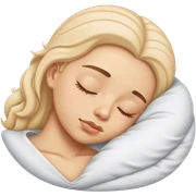 sleeping  sticker
