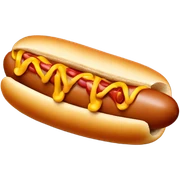 hot dog sticker