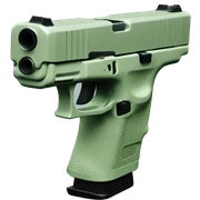 Sage green Glock sticker