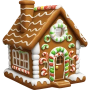 Gingerbread house sticker