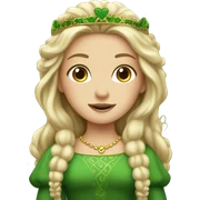 irish princess sticker