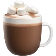 hot chocolate with marshmallows sticker
