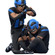 boys in sportswear outfit sticker
