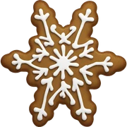 Gingerbread snowflake  sticker