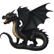 black dragon sticker