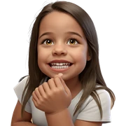 realistic portrait of girl sticker