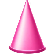 party hat pink  sticker