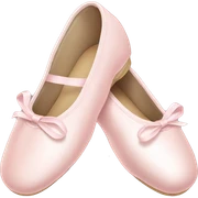 Pale pink ballet shoes sticker