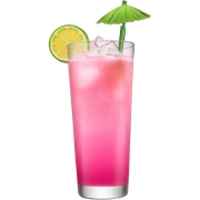 Pink mocktail  sticker